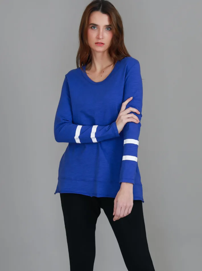 3rd Story Tarwin Twin Stripe T Shirt< Long Sleeves