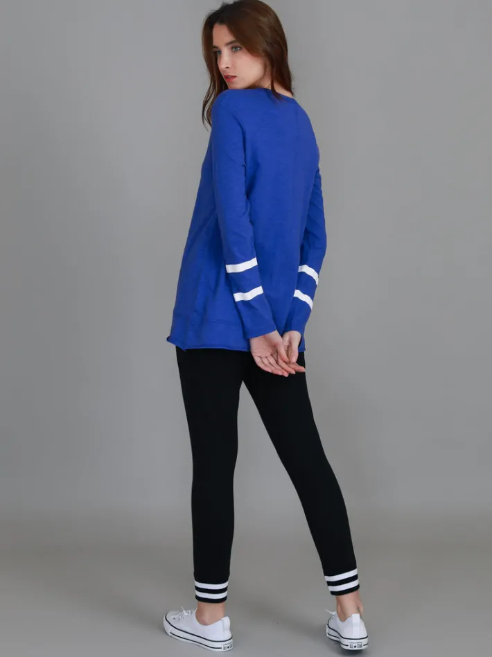 3rd Story Tarwin Twin Stripe T Shirt< Long Sleeves