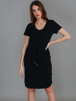 3rd Story Tess Drawstring Dress< Short Sleeve Dress