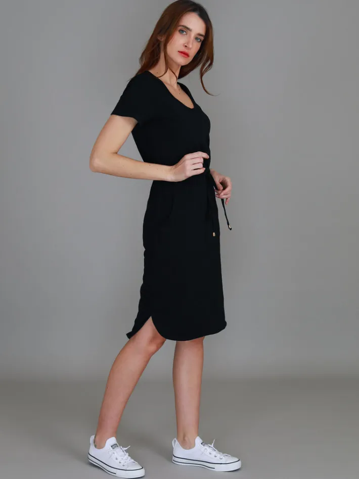 3rd Story Tess Drawstring Dress< Short Sleeve Dress