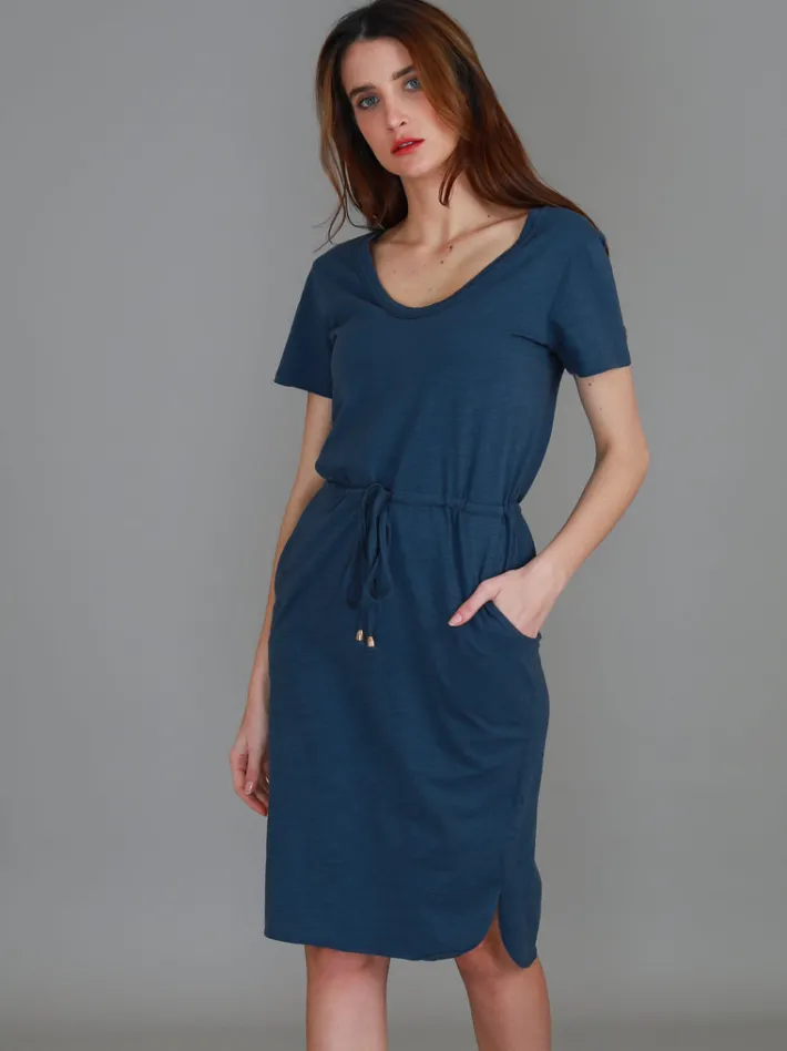 3rd Story Tess Drawstring Dress< Short Sleeve Dress