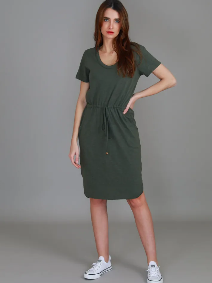 3rd Story Tess Drawstring Dress< Short Sleeve Dress