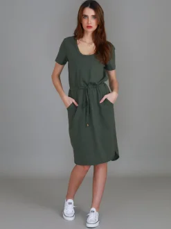 3rd Story Tess Drawstring Dress< Short Sleeve Dress
