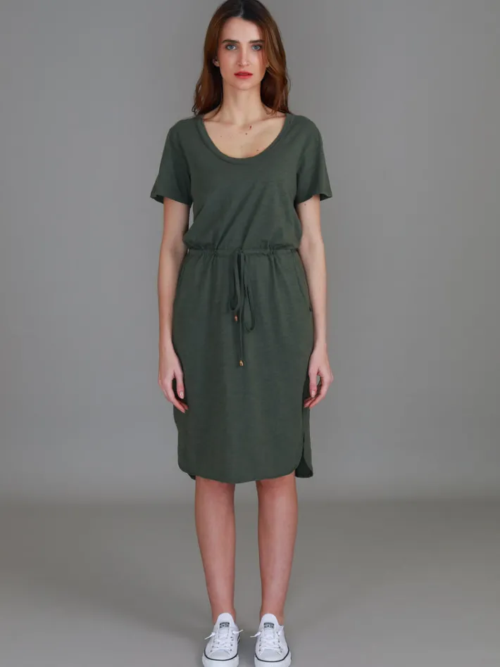 3rd Story Tess Drawstring Dress< Short Sleeve Dress