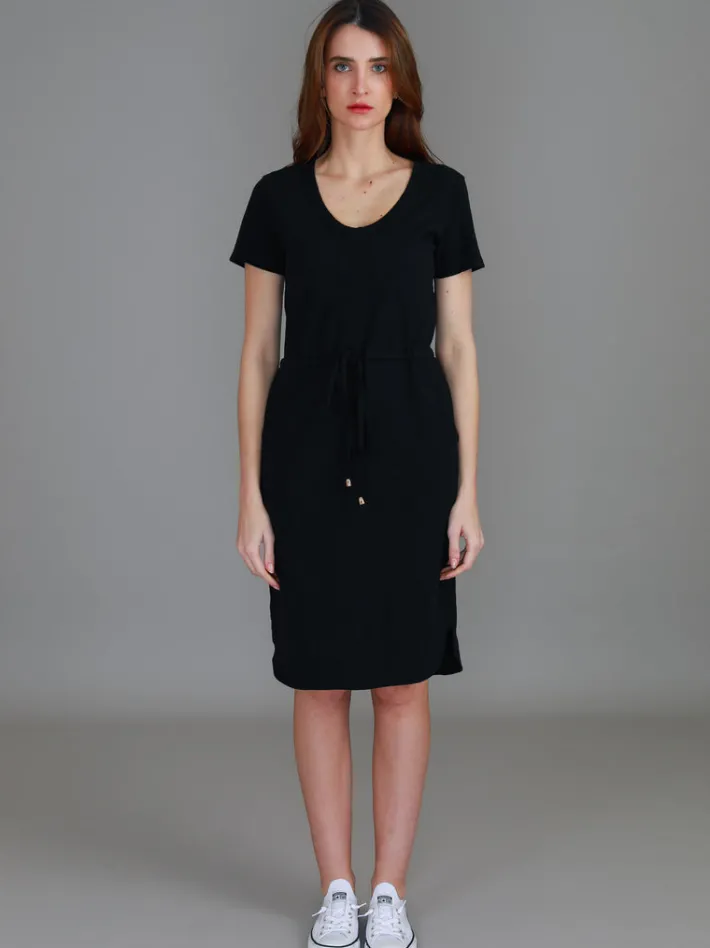 3rd Story Tess Drawstring Dress< Short Sleeve Dress