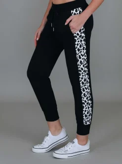 3rd Story Theresa Leopard Panel Sweatpants< Joggers|Sweatpants