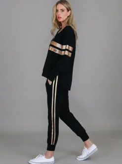 3rd Story Theresa Two-Stripe Graphic Sweatshirt< Sweatshirts|Sweatshirts