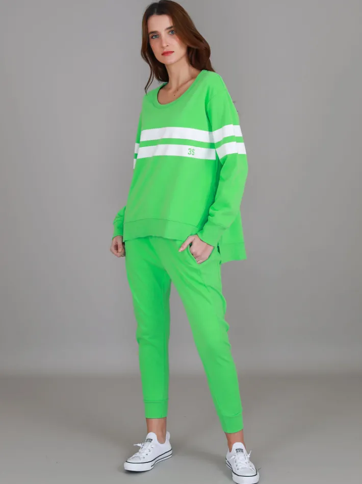 3rd Story Theresa Two-Stripe Graphic Sweatshirt< Sweatshirts|Sweatshirts