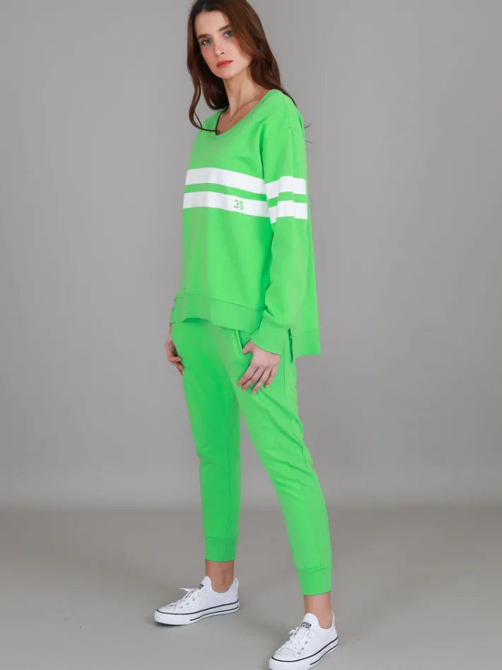 3rd Story Theresa Two-Stripe Graphic Sweatshirt< Sweatshirts|Sweatshirts