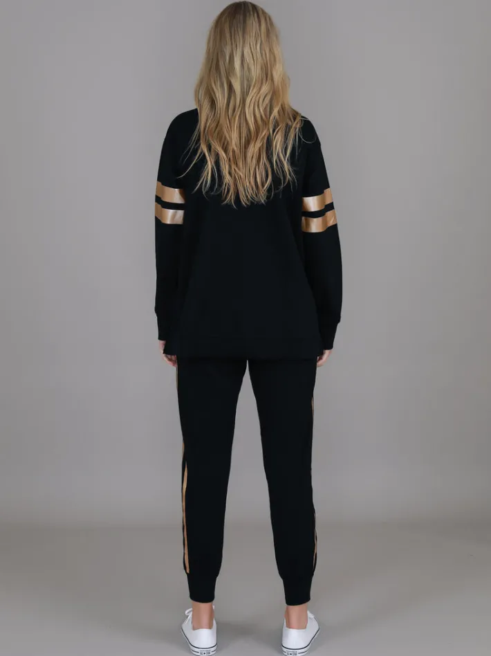 3rd Story Theresa Two-Stripe Graphic Sweatshirt< Sweatshirts|Sweatshirts