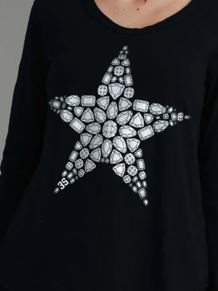 3rd Story Valkerie Gem Star T Shirt< Long Sleeves