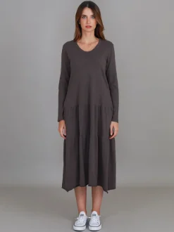 3rd Story Vera Black Tiered Long Sleeve Dress< Long Sleeve Dress