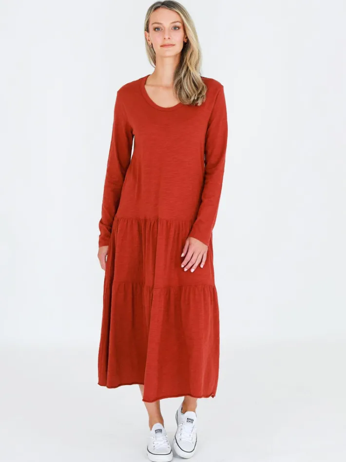 3rd Story Vera Long Sleeve Midi Dress< Long Sleeve Dress