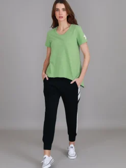 3rd Story Verona Twin Star V Neck T Shirt< Short Sleeves