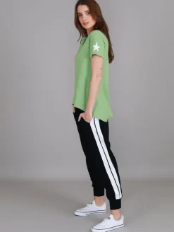 3rd Story Verona Twin Star V Neck T Shirt< Short Sleeves