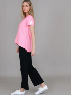 3rd Story Verona Twin Star V Neck T Shirt< Short Sleeves