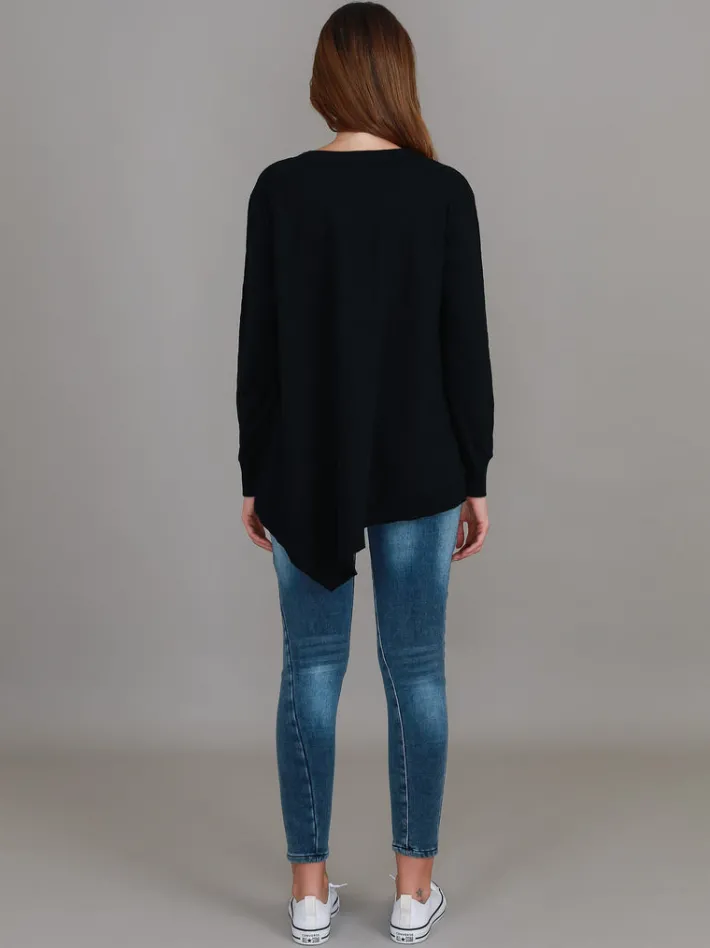 3rd Story Weslie Long Sleeve Asymmetrical Cardigan< Cardigans