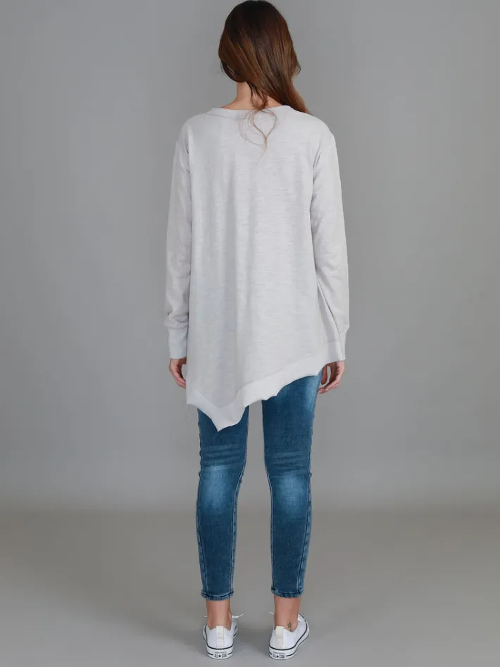 3rd Story Weslie Long Sleeve Asymmetrical Cardigan< Cardigans