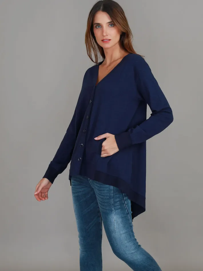 3rd Story Weslie Long Sleeve Asymmetrical Cardigan< Cardigans