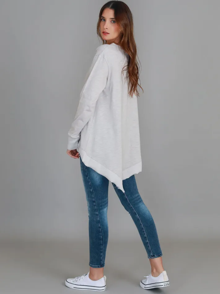 3rd Story Weslie Long Sleeve Asymmetrical Cardigan< Cardigans
