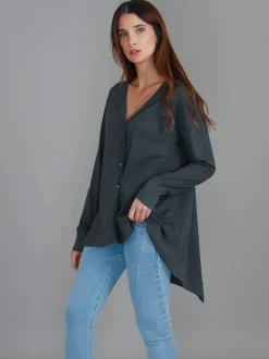 3rd Story Weslie Long Sleeve Asymmetrical Cardigan< Cardigans