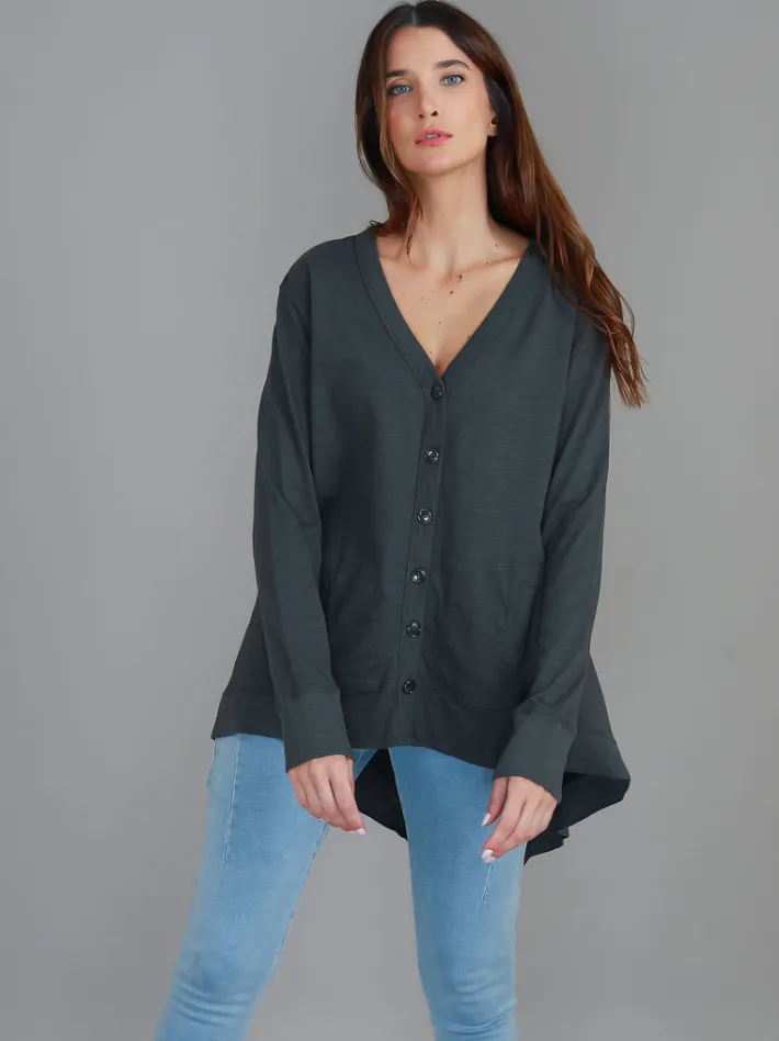 3rd Story Weslie Long Sleeve Asymmetrical Cardigan< Cardigans