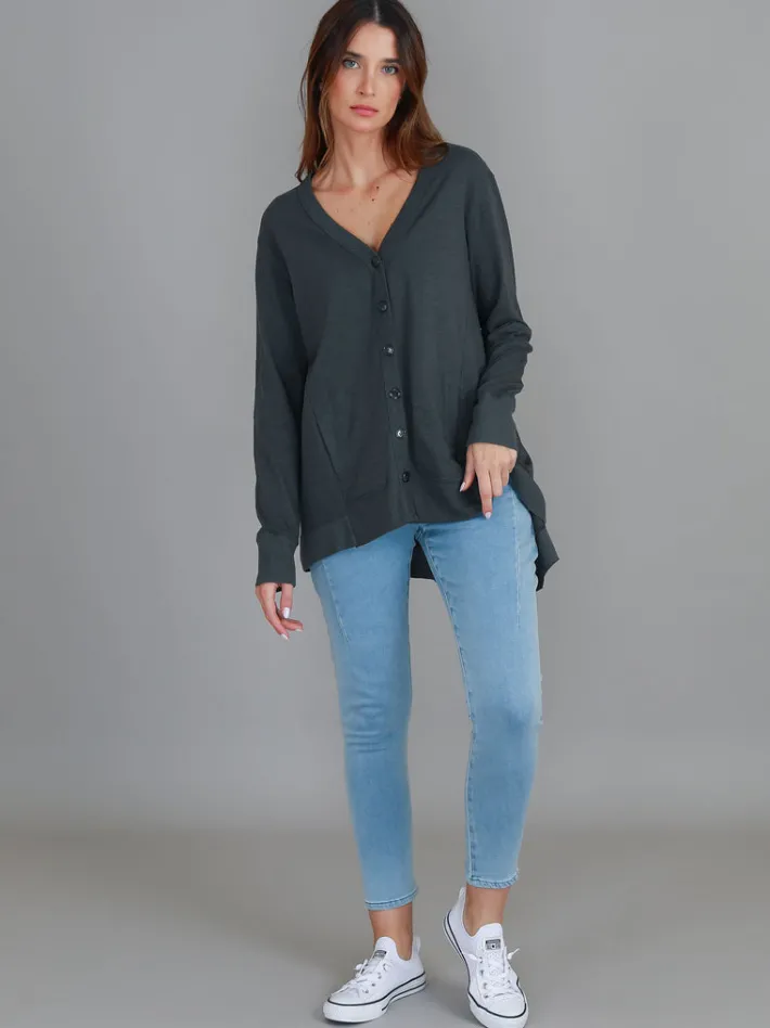 3rd Story Weslie Long Sleeve Asymmetrical Cardigan< Cardigans