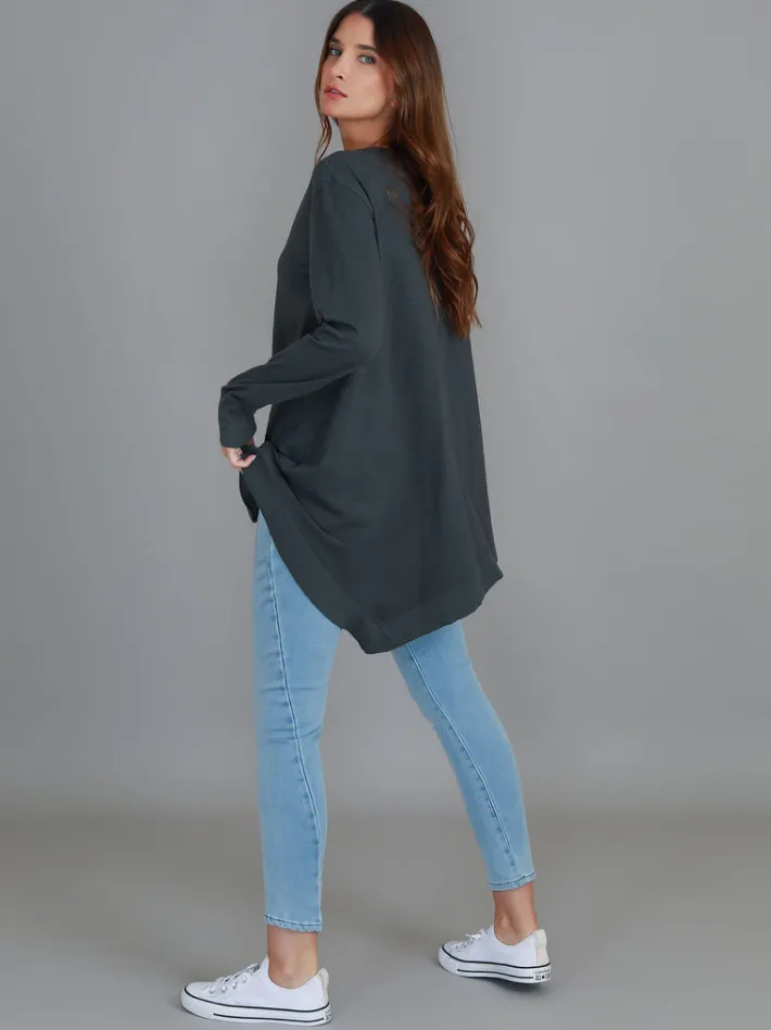 3rd Story Weslie Long Sleeve Asymmetrical Cardigan< Cardigans