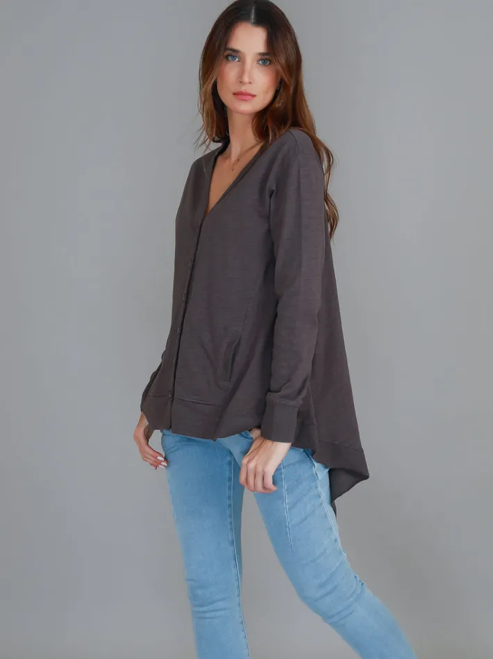 3rd Story Weslie Long Sleeve Asymmetrical Cardigan< Cardigans