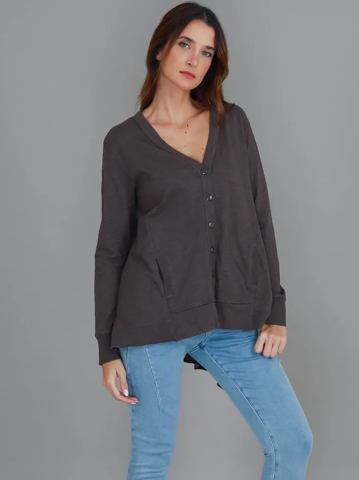 3rd Story Weslie Long Sleeve Asymmetrical Cardigan< Cardigans