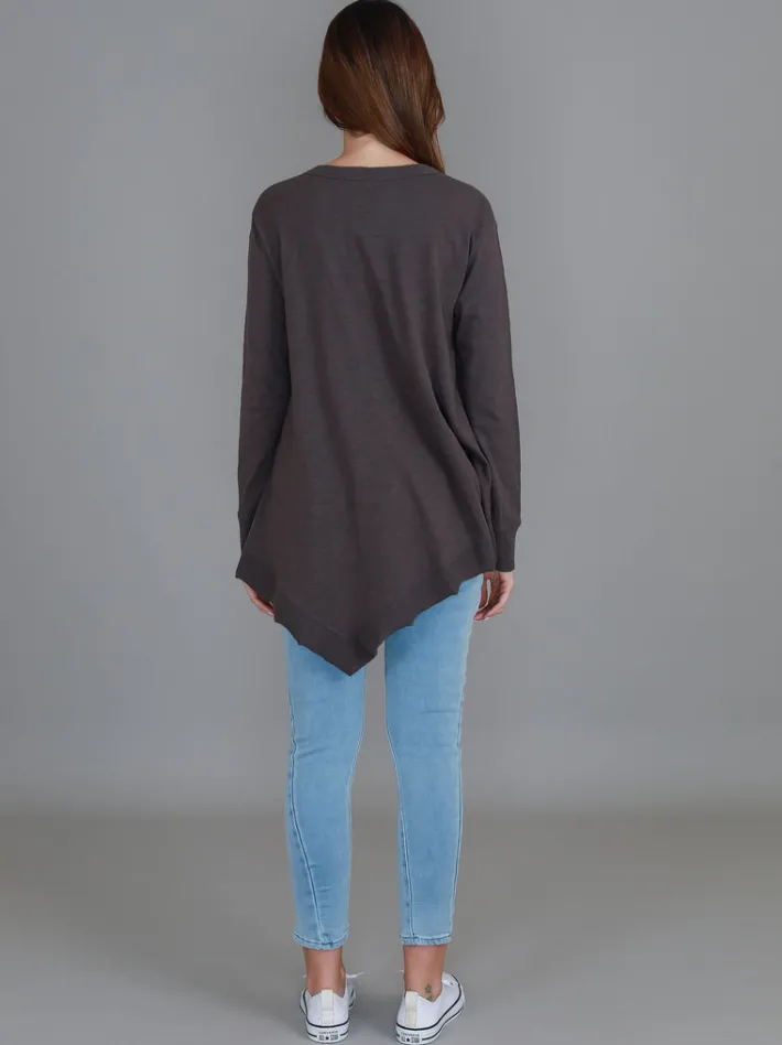 3rd Story Weslie Long Sleeve Asymmetrical Cardigan< Cardigans