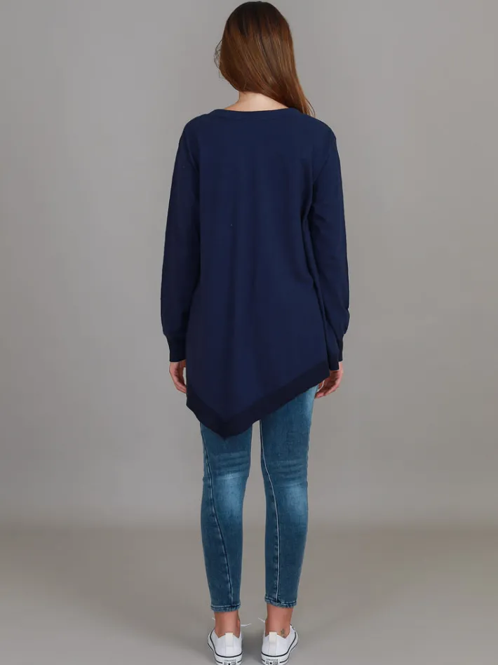 3rd Story Weslie Long Sleeve Asymmetrical Cardigan< Cardigans