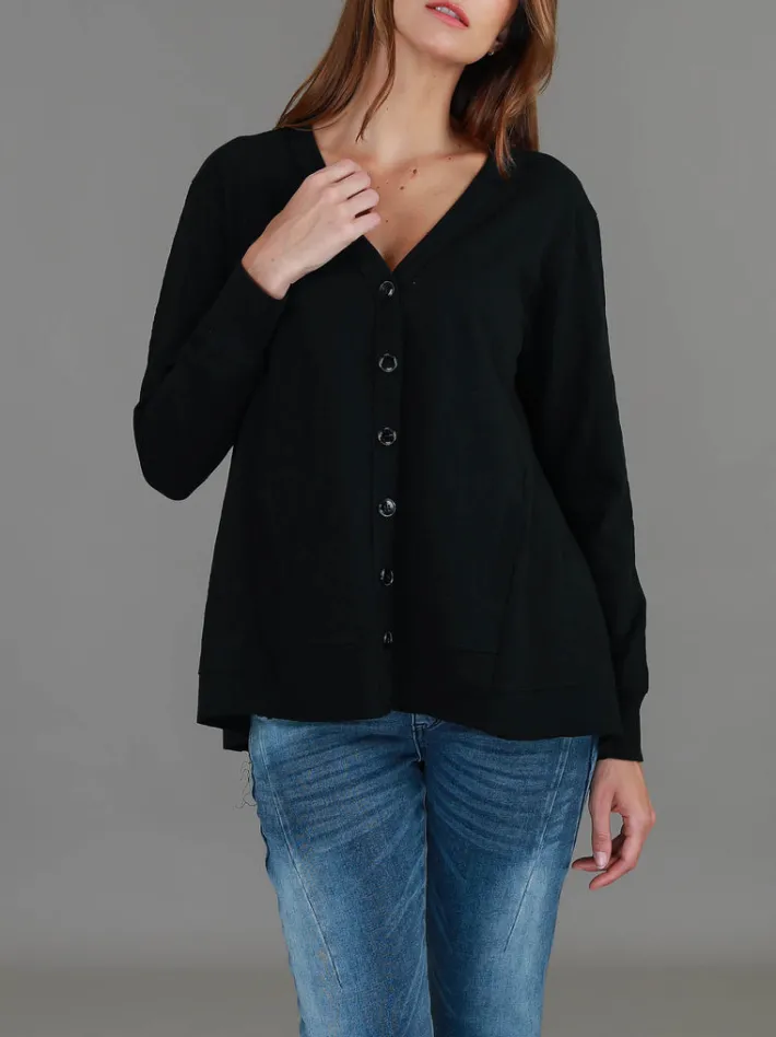 3rd Story Weslie Long Sleeve Asymmetrical Cardigan< Cardigans