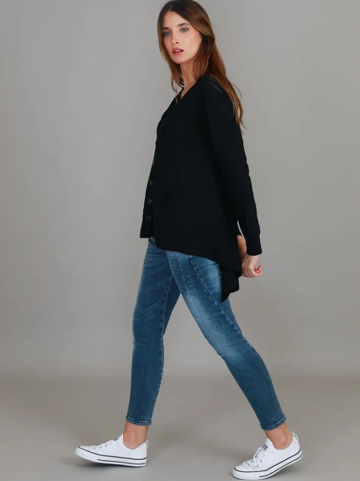 3rd Story Weslie Long Sleeve Asymmetrical Cardigan< Cardigans