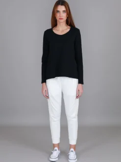 3rd Story Willow Asymmetrical Hem T Shirt< Long Sleeves