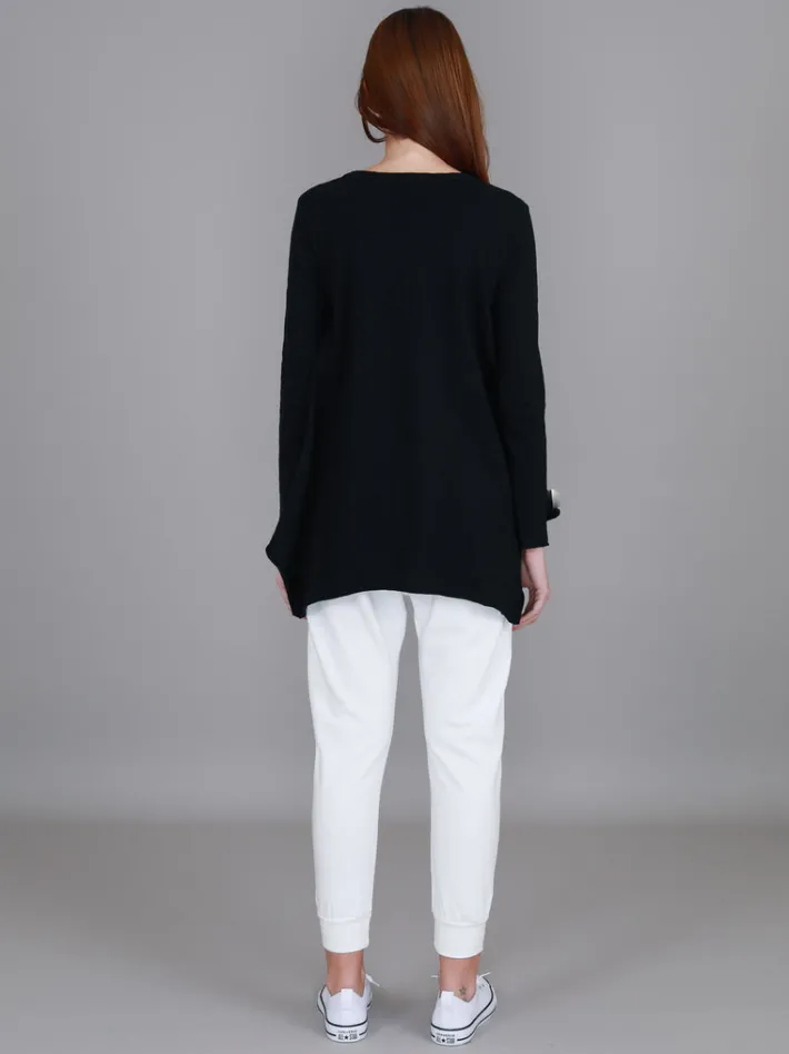 3rd Story Willow Asymmetrical Hem T Shirt< Long Sleeves