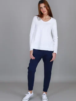 3rd Story Willow Asymmetrical Hem T Shirt< Long Sleeves