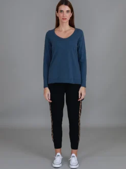 3rd Story Willow Asymmetrical Hem T Shirt< Long Sleeves