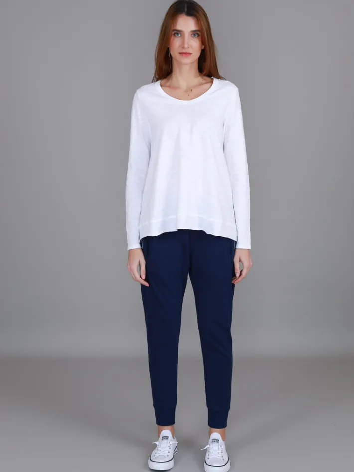 3rd Story Willow Asymmetrical Hem T Shirt< Long Sleeves