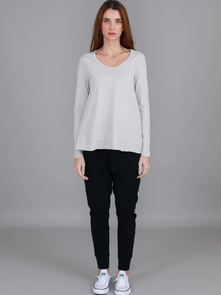 3rd Story Willow Asymmetrical Hem T Shirt< Long Sleeves