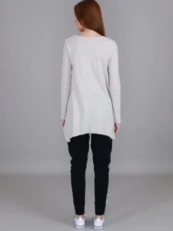 3rd Story Willow Asymmetrical Hem T Shirt< Long Sleeves