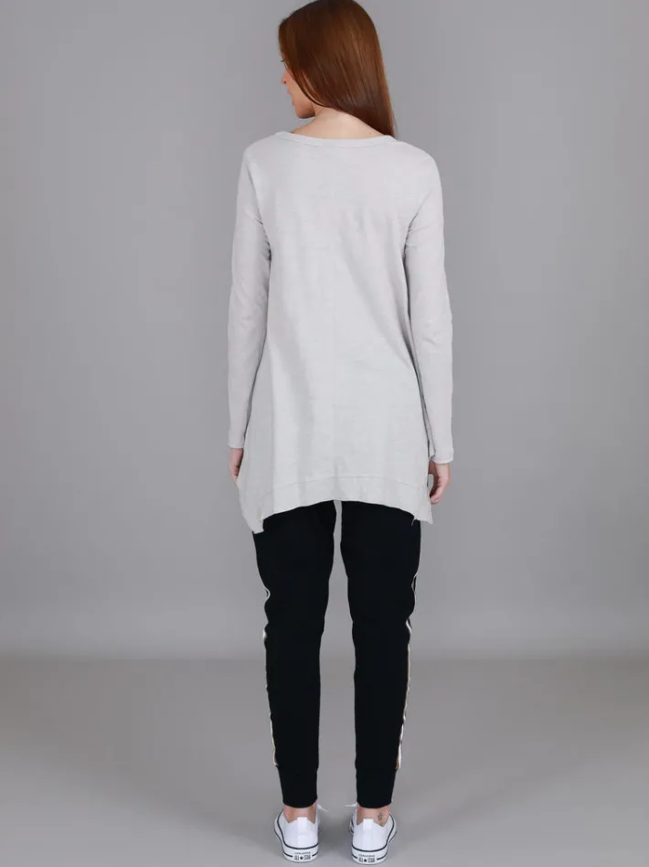 3rd Story Willow Asymmetrical Hem T Shirt< Long Sleeves