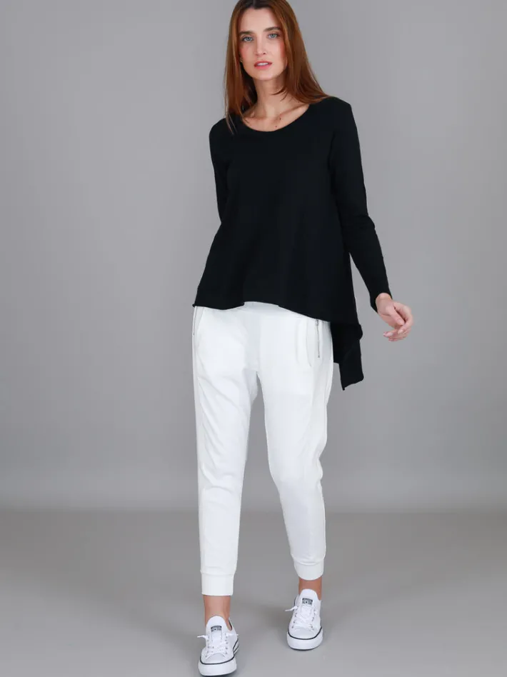 3rd Story Willow Asymmetrical Hem T Shirt< Long Sleeves