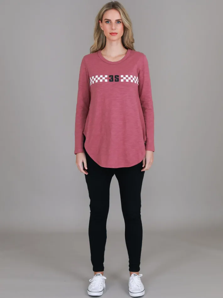 3rd Story Windsor 3S Check Tee< Long Sleeves