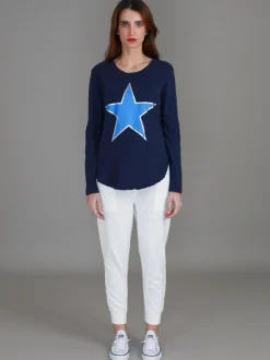 3rd Story Wonder Silver Star T Shirt< Long Sleeves