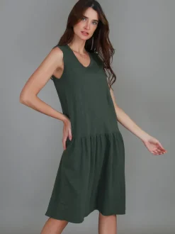 3rd Story Zoe Knee Length Dress< Sleeveless Dress